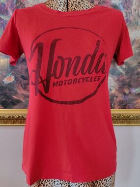 Vintage Honda Cap Sleeve Baby Tee